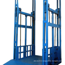 3m 4m 5m 6m  Industrial Lift Hydraulic Guide Rail Cargo Elevator Freight Lift 2 ton warehouse freight elevator